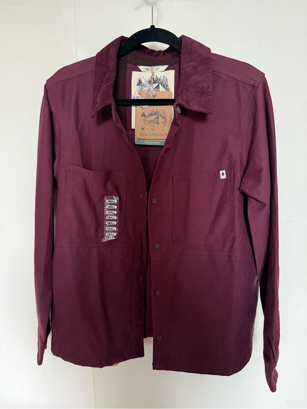 Women’s Woods Maroon Button-Up